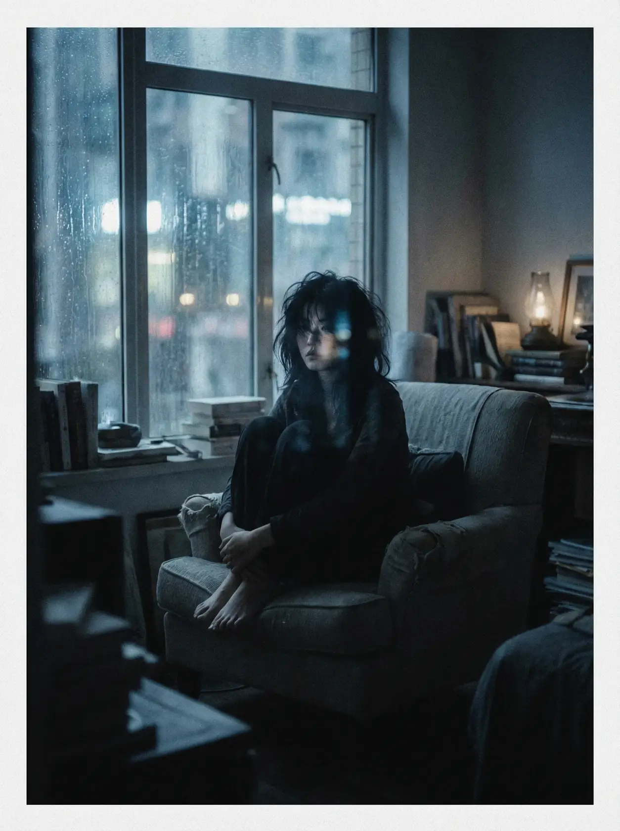 文艺电影《雨窗》海报 - 国产自拍